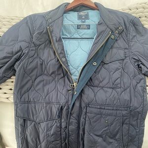Grayers quilted dark blue jacket size L